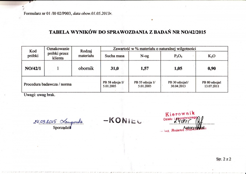 Pomiot "bobek"