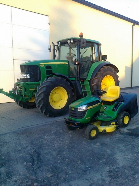 John Deere 6630 P & John Deere X155R