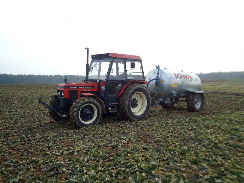 Zetor 7745 Turbo + Pomot