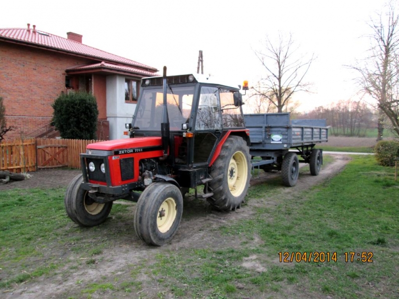 Zetor 7711 i Sanok D-50