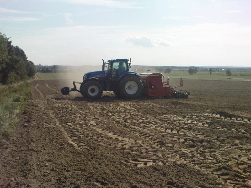 New Holland T7030AC+Horsch Express 3TD