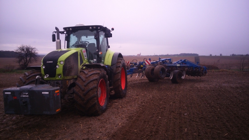 Claas Axion 950 +köckerling Vector