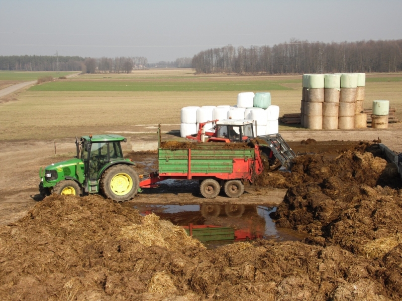 John Deere 5080R +Warfama N-218/2 i Zetor 9245