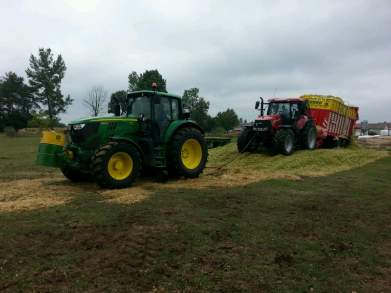 John Deere 6140M & Case Puma 230 CVX + Pottinger Torro 5700D