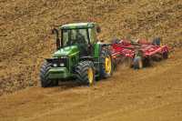 John Deere 8300+Vaderstad Cultus 420