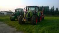 John Deere 6210R + kuhn maxima