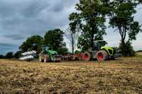 John Deere 8360R + Claas Xerion 5000