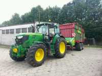 John Deere 6140M + Strautmann Super-Vitesse 3101 DO