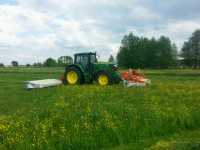 John Deere 6140M + 2x Kuhn