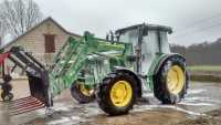 John Deere 5080R + JD 583