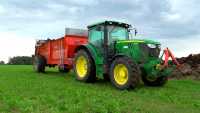 John Deere 6140R & Brochard Dragon 1500