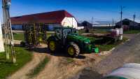 John Deere 8320R + Strom Bednar 6000