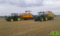 JD 6155R + Joskin, JD 7830 + Joskin