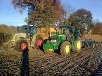 john deere 6930 i claas arion 640