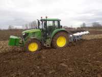 John Deere 6120M i Lemken Europal5