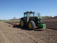 John deere 6145R + Agrotak + Struik