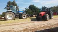 New Holland T7030 & Same Explorer3 85