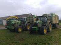 John Deere 6190R + Joskin SiloSpace x2