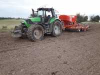 Deutz Fahr Agrotron M650 i Vaderstad Spirit 400 S Next