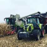 Claas Tucano 570 + Claas Arion 630 + Perard