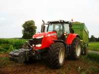 Massey Ferguson 7619 + Krone MX350GD