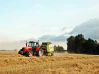 Massey Ferguson 5465 + Claas Variant 180