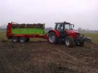 Massey Ferguson 5445 & Unia Tytan 8 plus