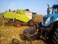 New Holland T6080& claas tucano 320