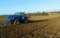 New Holland T5.105 DC / AgroMasz Ł-106A /AgroMasz At 270