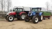 New Holland T6.180 i Steyr 6125 PROFI