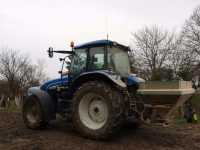 New Holland TM 120 + Amazone ZAF 803