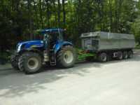 New Holland T7030 AC + mega mario mp1 + Zorzi