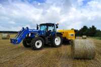 New Holland T6030 Delta + New Holland BR6090