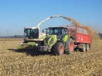 Claas Axion 850  Jaguar 850