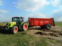 Claas Arion 410 CIS + Ursus N-265A