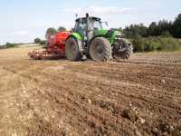 Deutz Fahr Agrotron M650 i Vaderstad Spirit 400 S Next