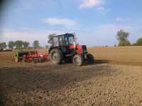 Mtz Belarus i Unia Mars 3m+Amazone D7 Special