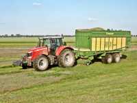 Massey Ferguson 7619 Dyna 6 + Krone MX 350 GD