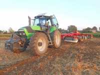 Deutz-Fahr Agrotron M650 i Kongskilde Terra X450