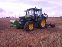 John Deere 6330 + Unia Ares TL