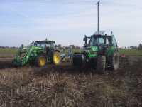 Deutz Fahr 6180 TTV i John Deere 5080R