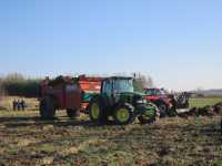 John Deere 6430 + Jeantil EVR 16.12, Manitou mlt735