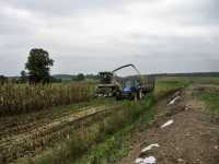 Claas Jaguar 682sl & New Holland TL + T088