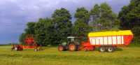 Fendt 414 Vario & Pottinger Europrofi 5010 Combiline & Ursus 3512 & Kuhn GA 7501