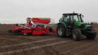 Deutz-Fahr agrotron 128 & Pottinger Terrasem R3