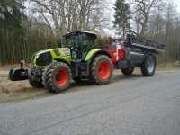 Claas Axion 830 + Horsch Leeb 8GS