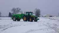 John Deere 8345R + Güstrower D678