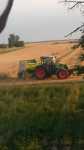 Claas Arion 420 Cis + Claas Rollant 46RC