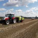 Steyr 6125 PROFI + Claas Rollant 375 Uniwrap