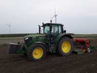 John Deere 6120M +Eberhardt 25 Super  + Agro Masz SR 250